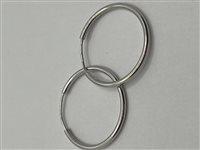 Orecchini Domar Donna Cerchi argento 925 lisci in Argento ORAR-419-280 - ORAR-419-280